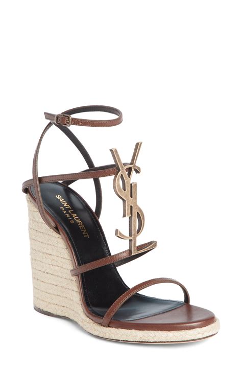 ysl espadrilles|yves saint laurent wedges.